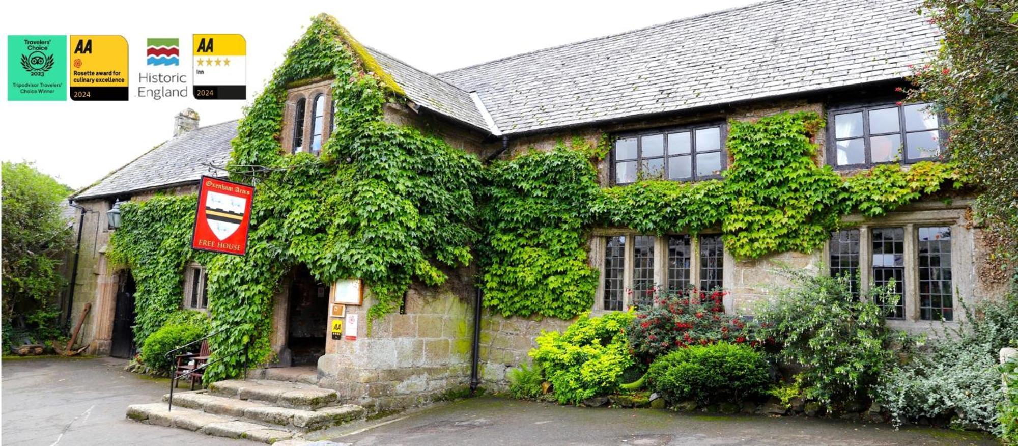 The Oxenham Arms Hotel Devon South Zeal Buitenkant foto