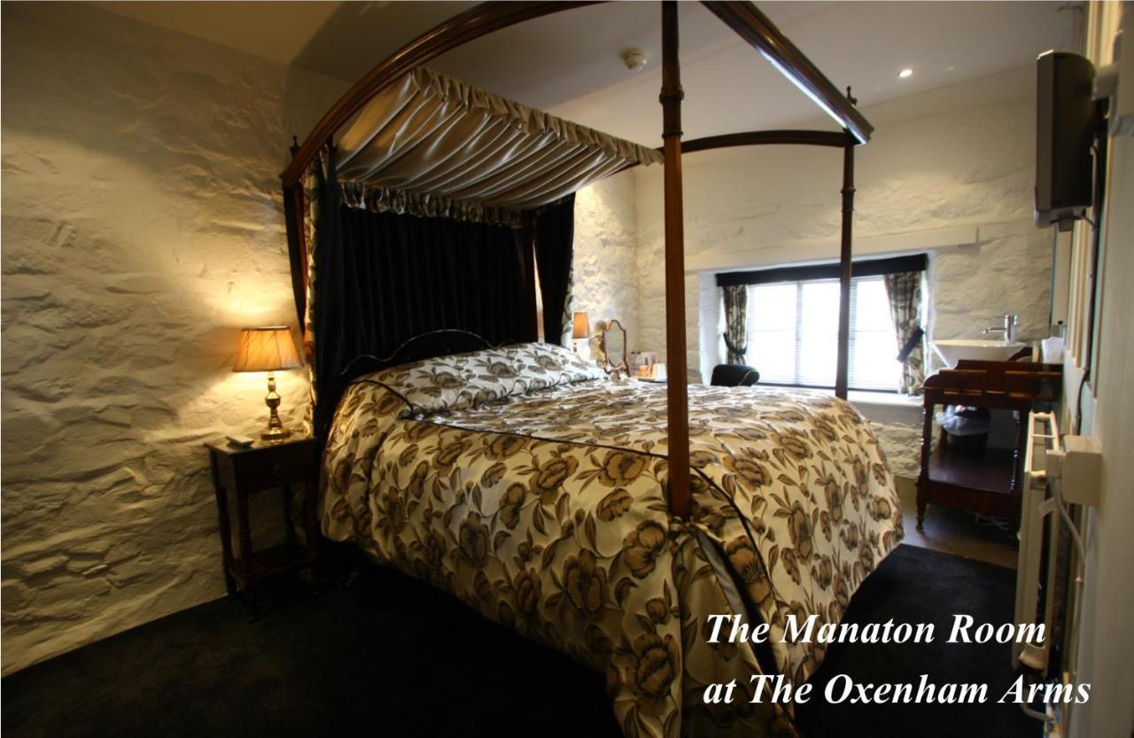 The Oxenham Arms Hotel Devon South Zeal Buitenkant foto