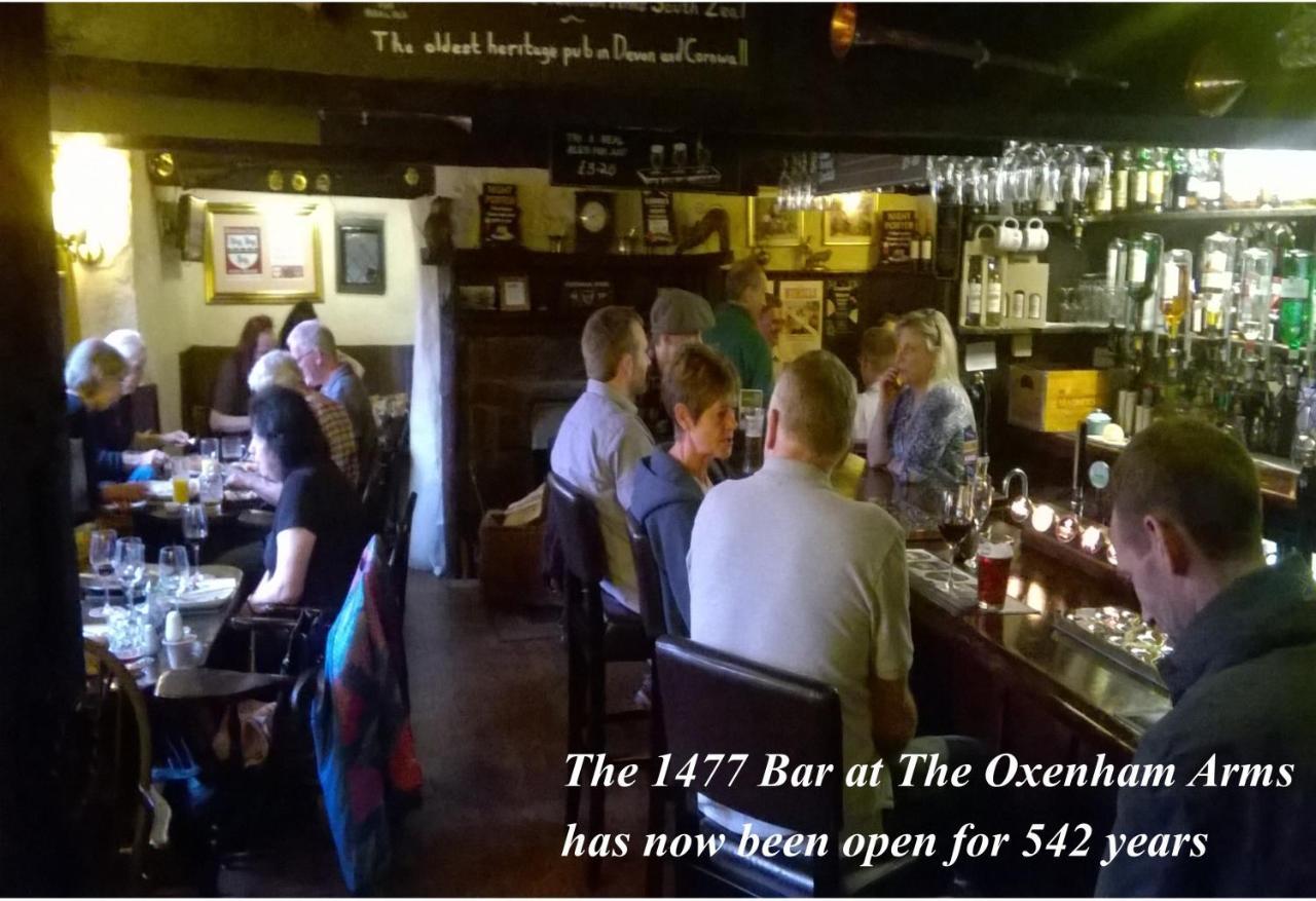 The Oxenham Arms Hotel Devon South Zeal Buitenkant foto